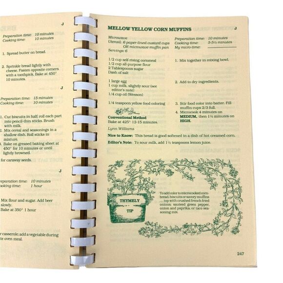 Thyme Waves Cookbook Time and Energy Saving Recipes Jr Museum Guild Panama City - Picture 12 of 12